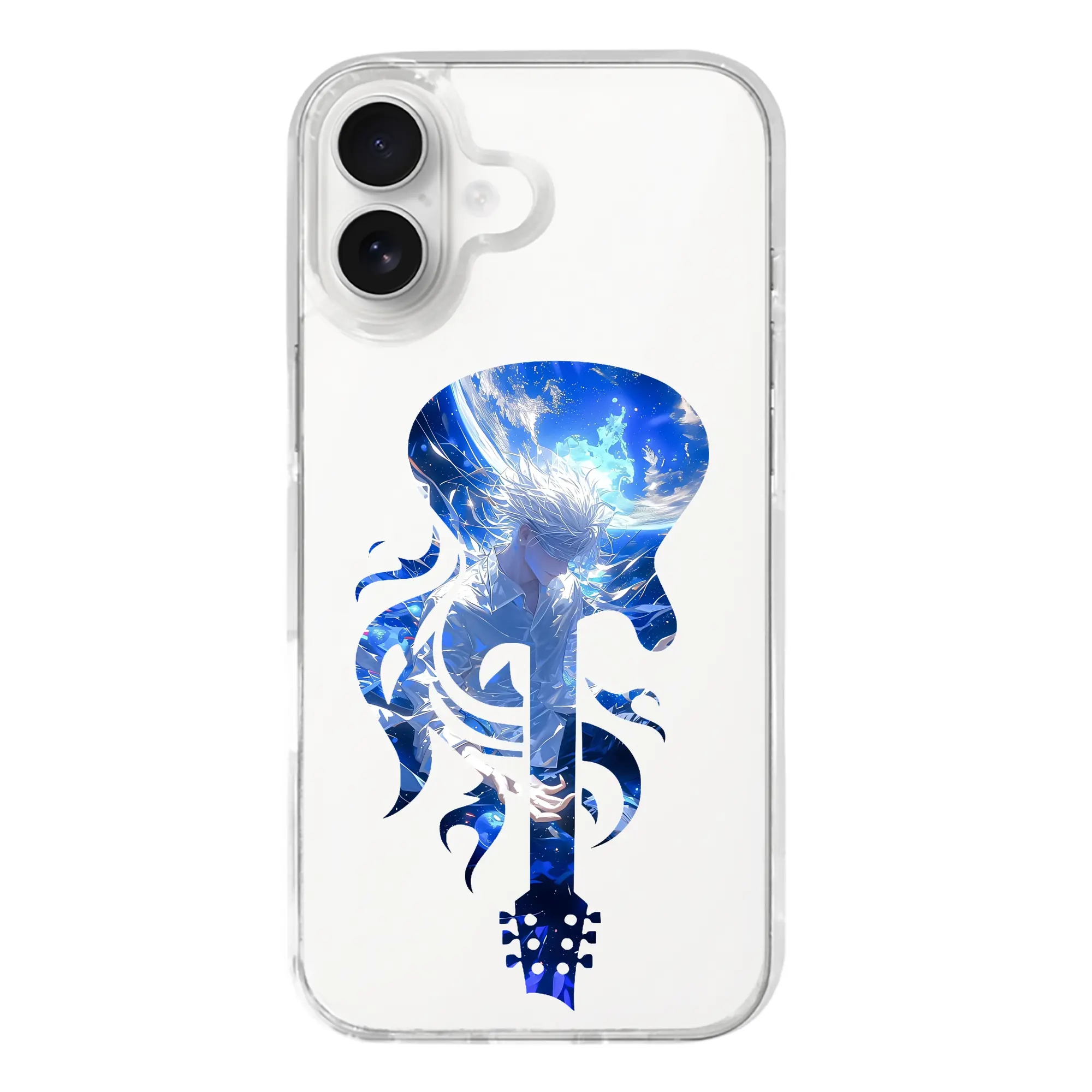 呪術廻戦 グッズ,五条 悟 - iPhone 17シリーズ 透明スマホケース – 薄型・耐衝撃・精密フィット保護カバー